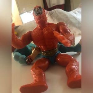 Vintage MOTU Vintage Beast Man 1982 Masters of the Universe Soft Head Taiwan